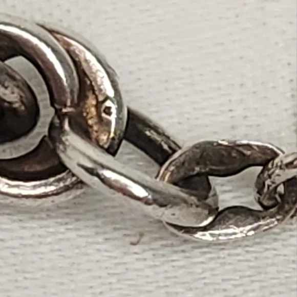 Italian Silver Rope Chain Bracelet - Picture 7 of 9